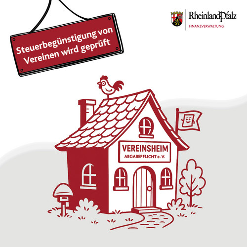 Bild zeigt ein stilisiertes Vereinshaus